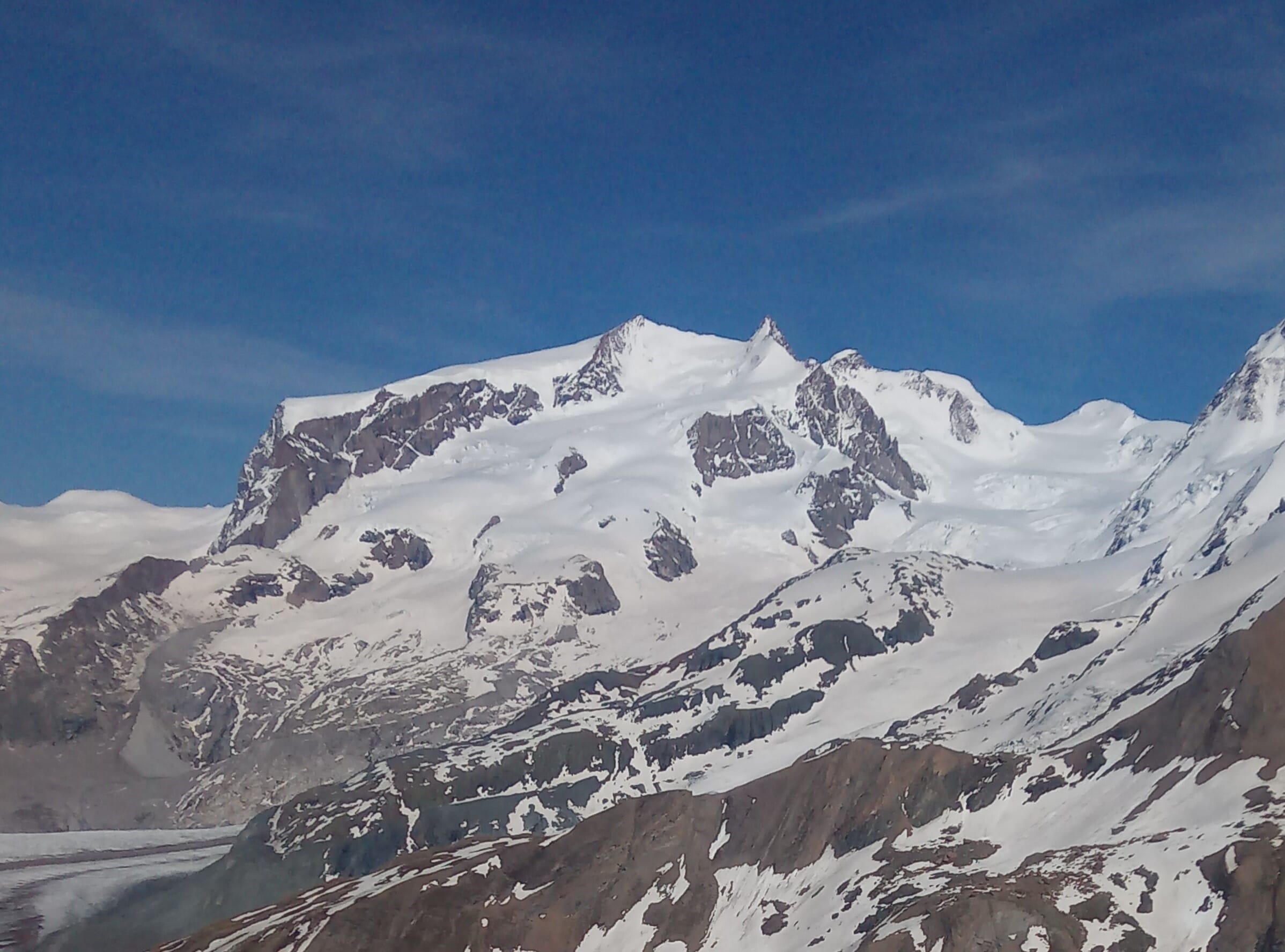 Monte Rosa: Höchstes Bergmassiv der Schweiz mit Dufourspitze 4634m